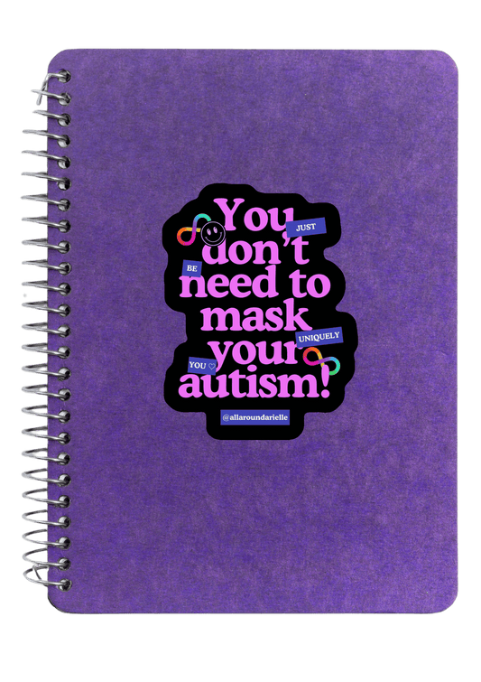 Just Be Uniquely You Autism Sticker