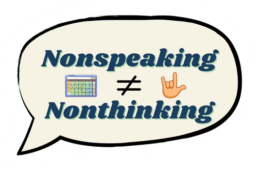 Nonspeaking ≠ Nonthinking