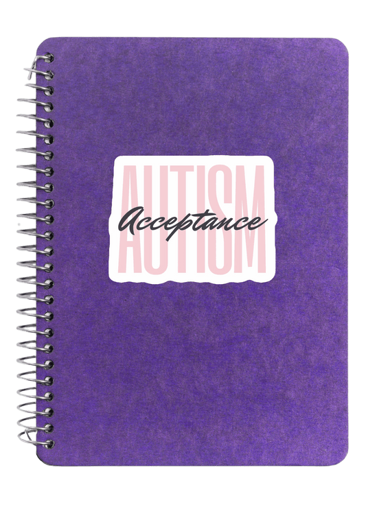 Pink Autism Acceptance Sticker