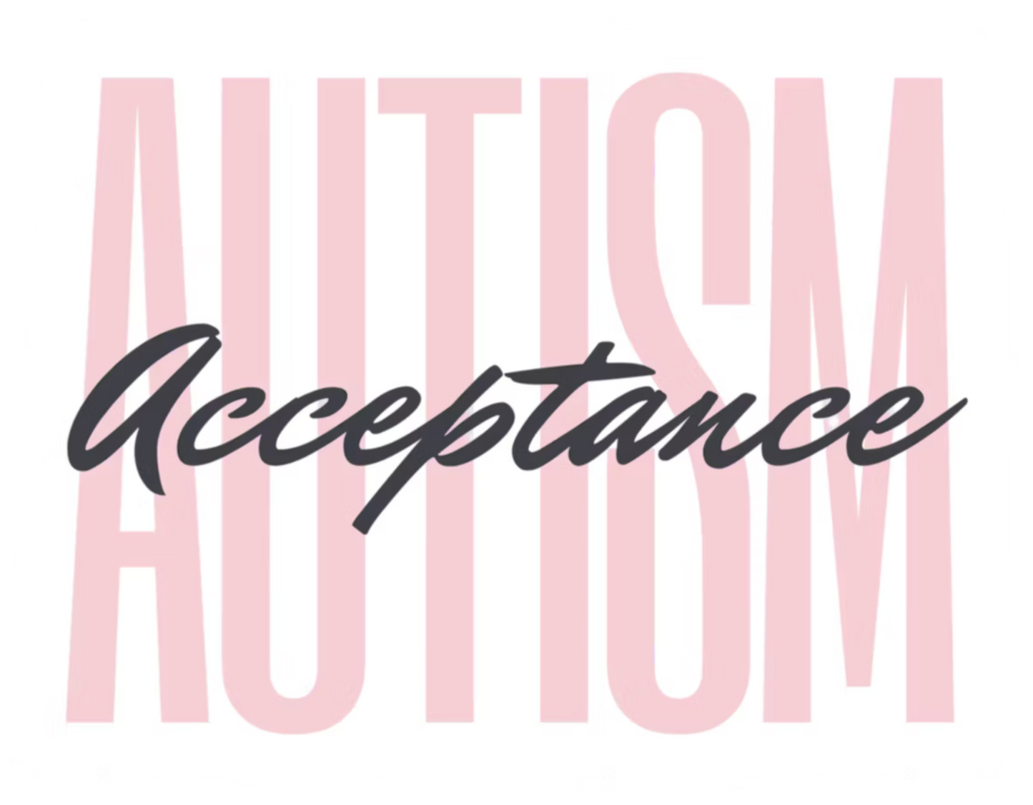 Pink Autism Acceptance Sticker